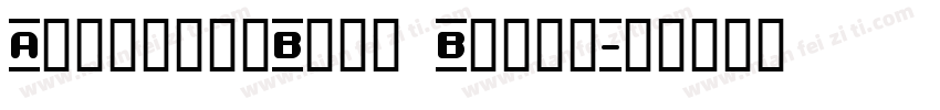 ApertureBeta Black字体转换